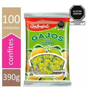 Caramelo Gajo Limón x 100 UND